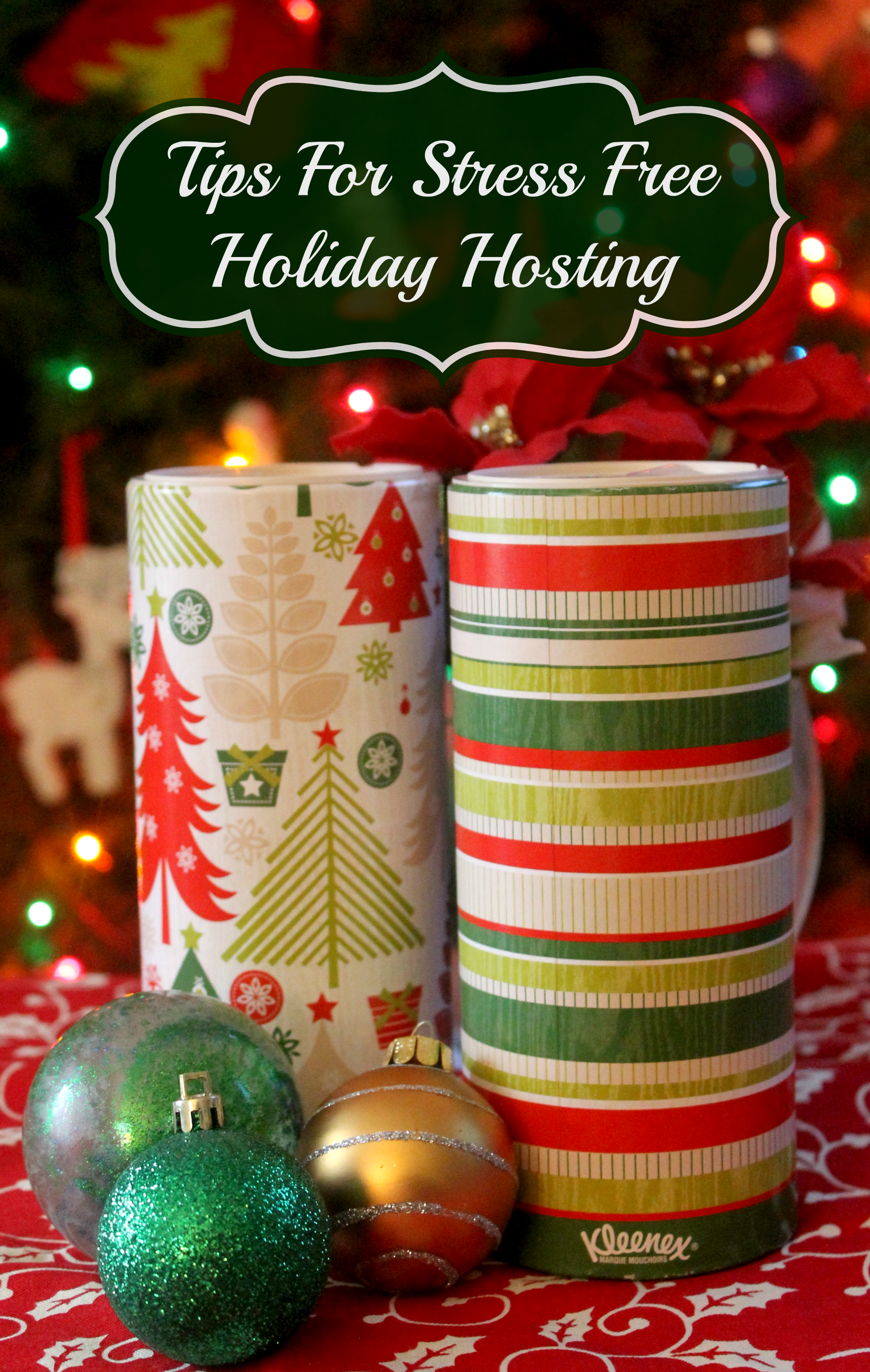 Hosting during the holidays can be stressful, but is does not have to be! Try these tips for stress free holiday hosting #HolidayNecessities #ad