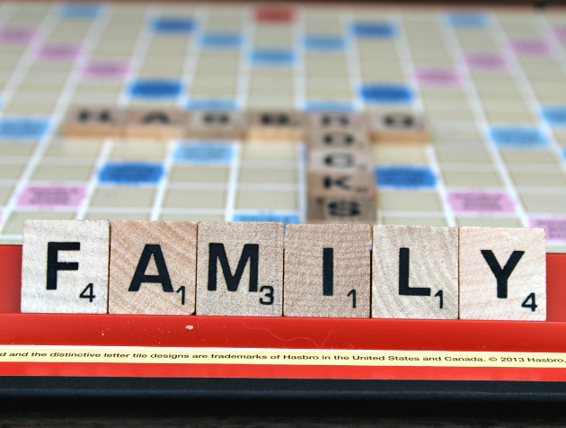 It's Family Game Night! 8 Reasons You Should Play Scrabble tiles