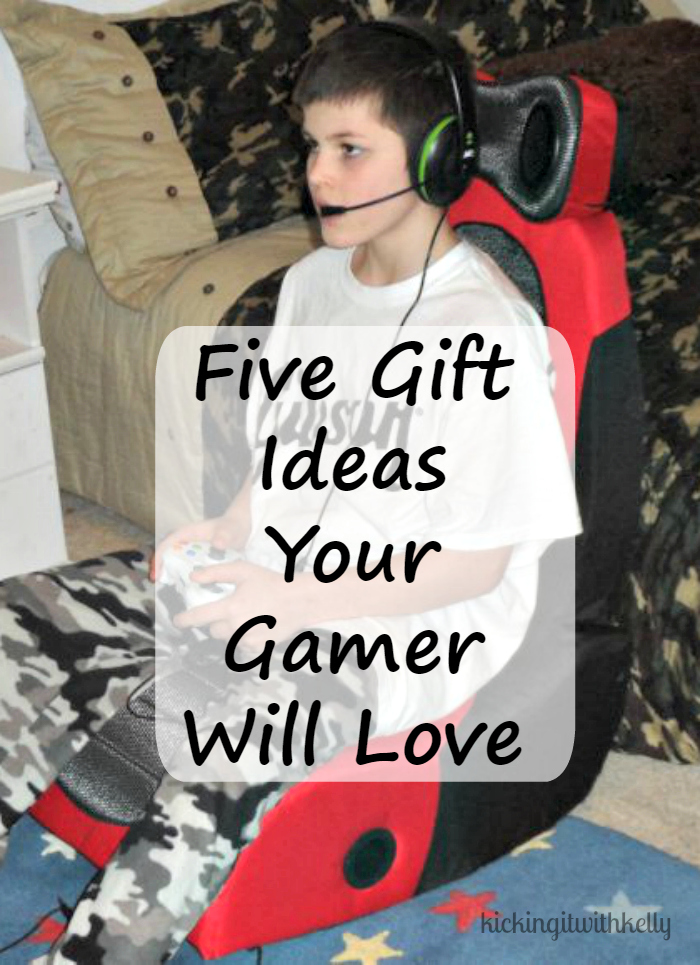 I have a teenage son. When he isn't doing schoolwork or chores, he is in his man cave playing video games. He is a gamer. He has an online community he plays games with. He is serious about his favorite hobby. When it comes to the holidays, he is pretty easy to buy for. Do you have a gamer in your home? Here are five gift ideas your gamer will love!