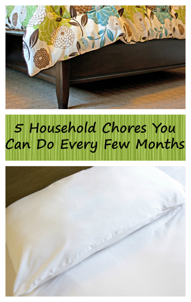 We are all busy. No one wants to clean more than they need to. That is why I came up with this list of Five Areas In Your House You Need To Clean Every 1-3 Months