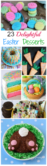 Need some inspiration for the perfect Easter dessert? Try one of these 23 Delightfully Delicious Easter Desserts!