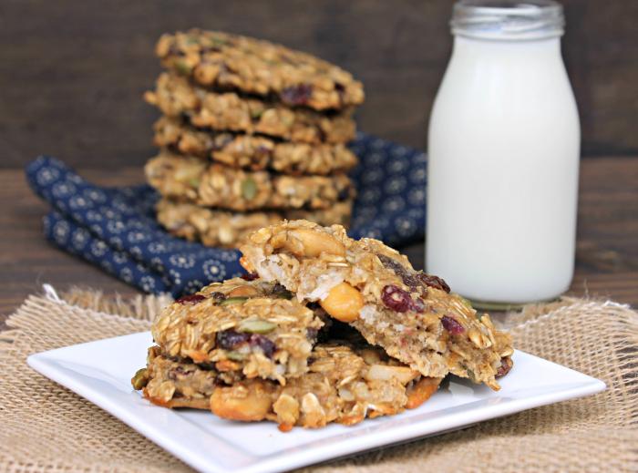 Vegan Protein Breakfast Cookie Recipe style shot