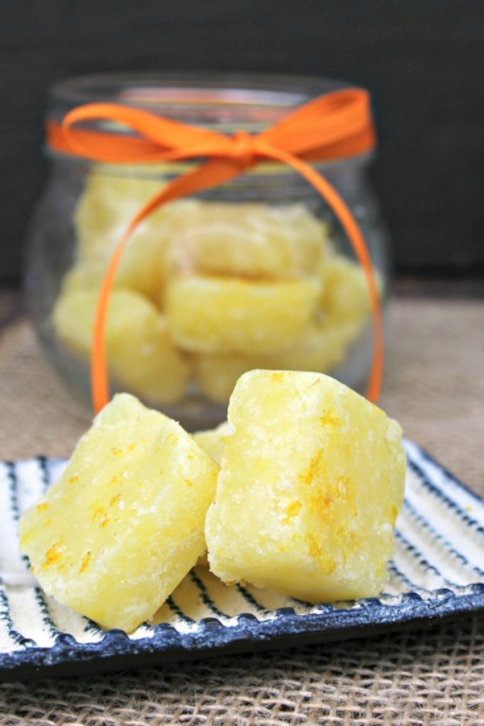 Lemon Sugar Body Scrub Cubes Recipe step9