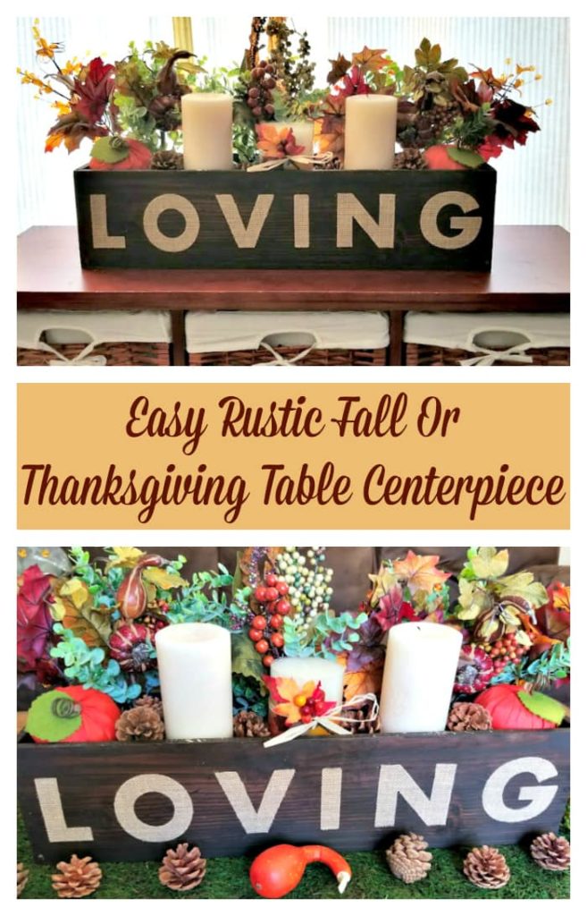 If you love the farmhouse look for your home, you will love this affordable and easy DIY Farmhouse Dining Table Centerpiece